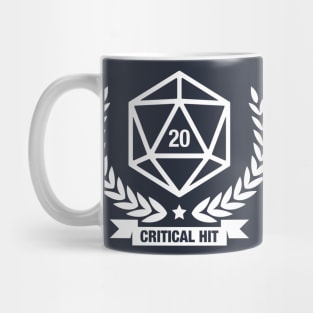 Dungeons and Dragons Critical Hit Roll - Gaming Mug